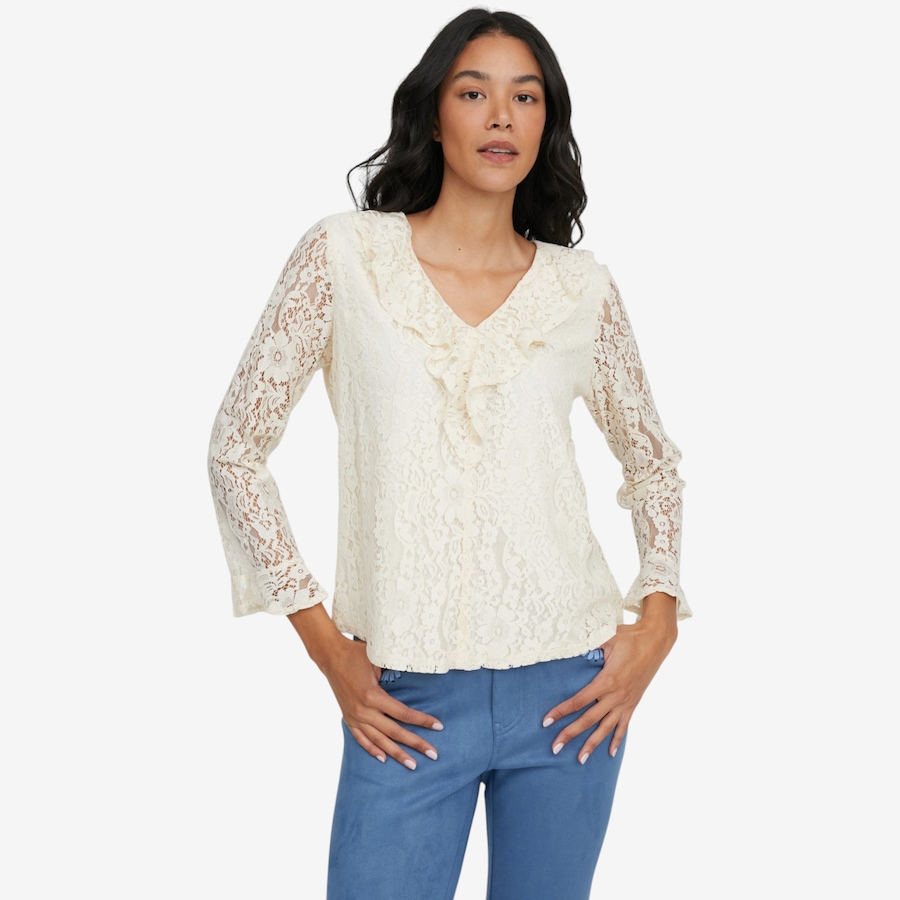 Image 126398_AWH.jpg, Product 126-398 / Price $79.99, Tower Hill Lace Ruffle Blouse from Tower Hill on TSC.ca's Fashion department