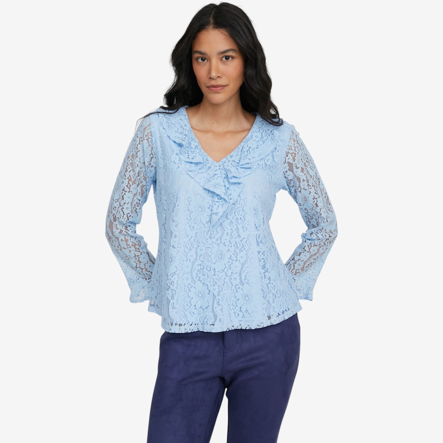 Image 126398_FORBE.jpg, Product 126-398 / Price $79.99, Tower Hill Lace Ruffle Blouse from Tower Hill on TSC.ca's Fashion department
