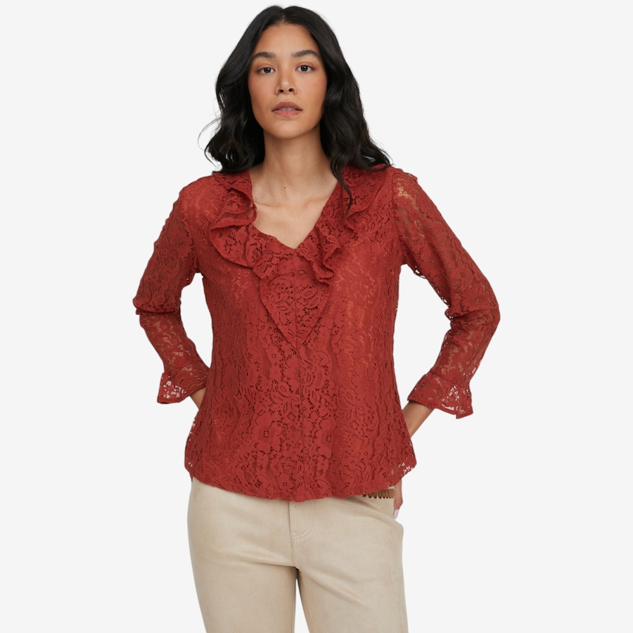 Image 126398_SIE.jpg, Product 126-398 / Price $79.99, Tower Hill Lace Ruffle Blouse from Tower Hill on TSC.ca's Fashion department
