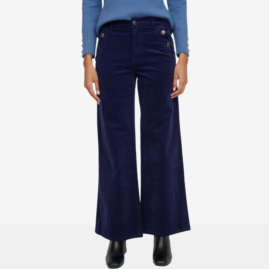 Image 126400_NBL.jpg, Product 126-400 / Price $109.99, Tower Hill Bootcut Corduroy Sailor Pant from Tower Hill on TSC.ca's Fashion department