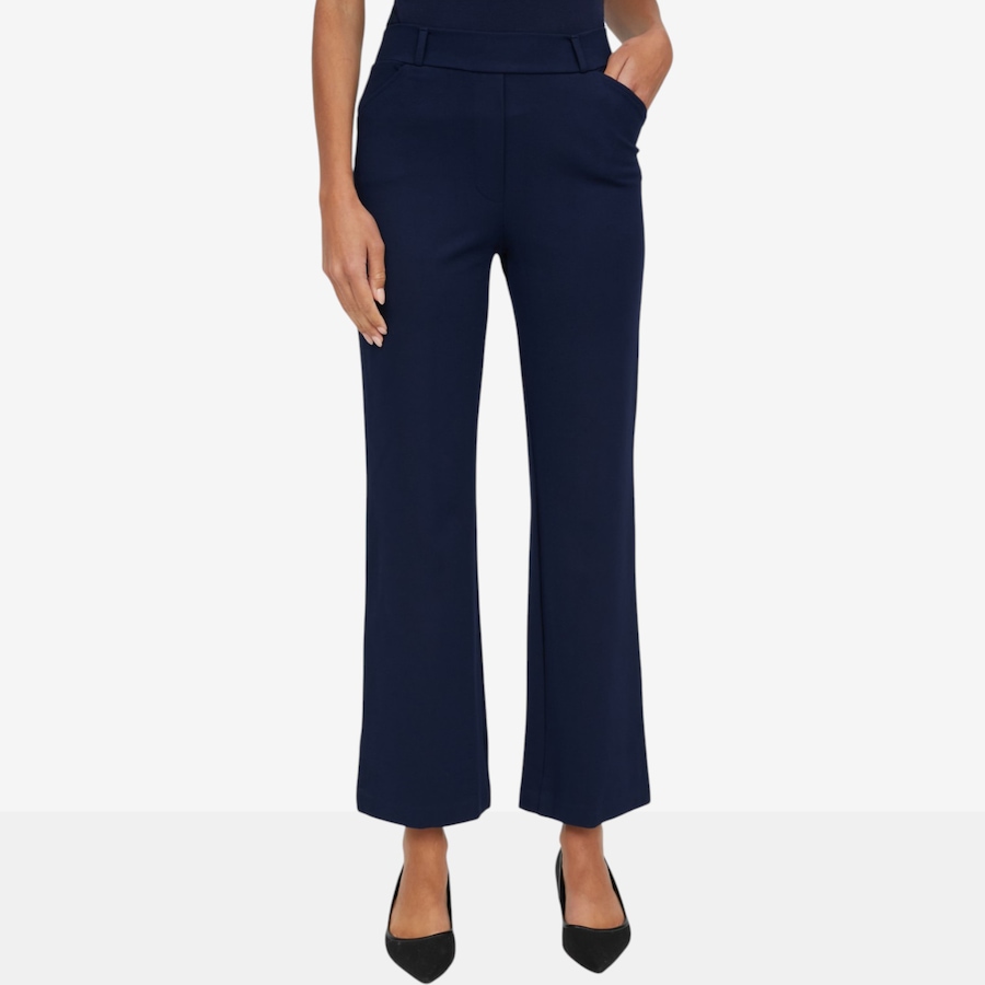 Image 126433_ALTMORE5.jpg, Product 126-433 / Price $59.99, Kim & Co Stretch Ponte Knit Essential Mini Flare Pant with Pockets from Kim & Co. on TSC.ca's Fashion department