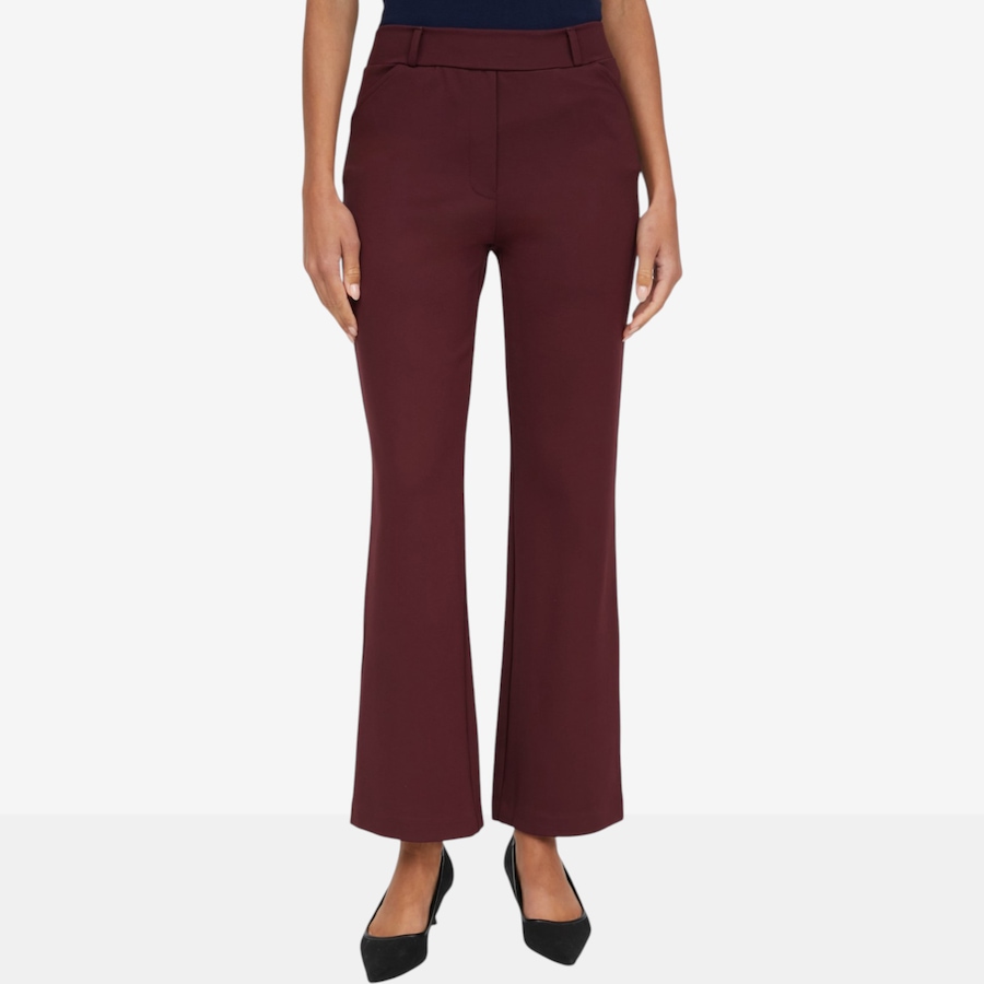 Image 126433_BGDY.jpg, Product 126-433 / Price $59.99, Kim & Co Stretch Ponte Knit Essential Mini Flare Pant with Pockets from Kim & Co. on TSC.ca's Fashion department