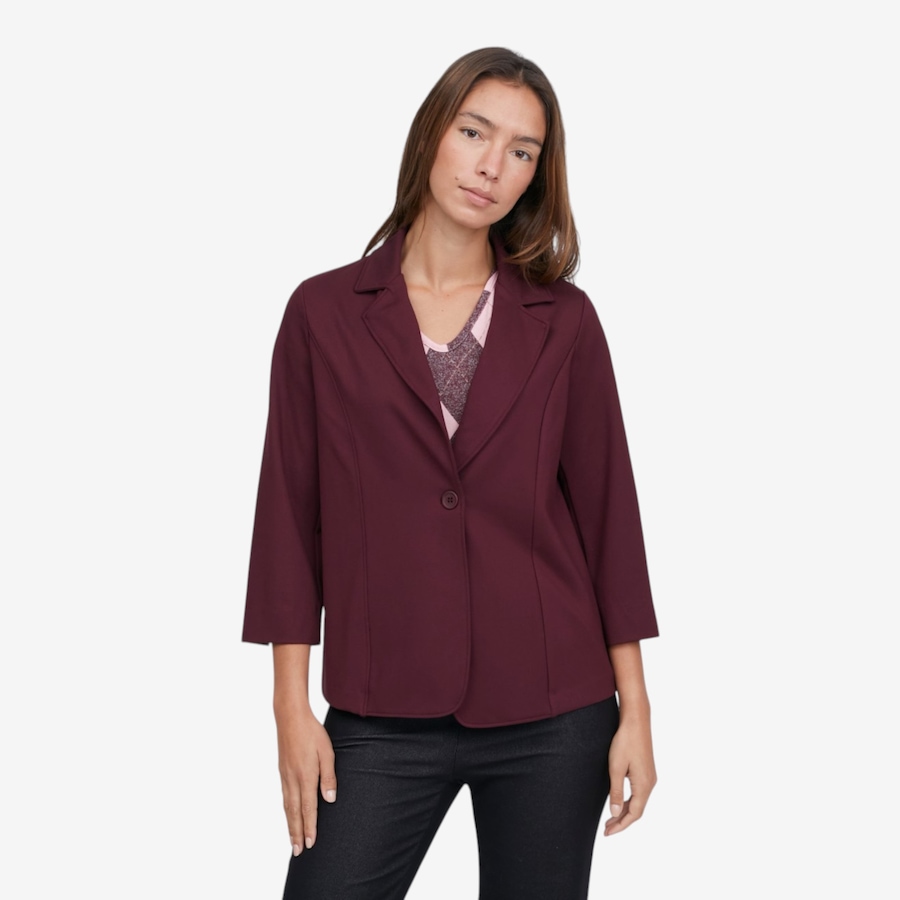 Image 126434_BGDY.jpg, Product 126-434 / Price $84.99, Kim & Co Stretch Ponte Knit Essential Wrist Length Sl Blazer from Kim & Co. on TSC.ca's Fashion department