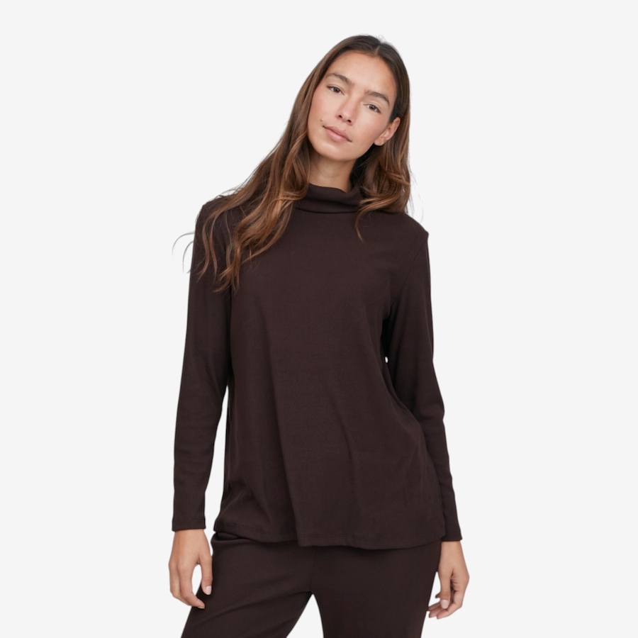 Image 126472_CHO.jpg, Product 126-472 / Price $54.99, Kim & Co Soft Rib Knit Turtleneck Top from Kim & Co. on TSC.ca's Fashion department