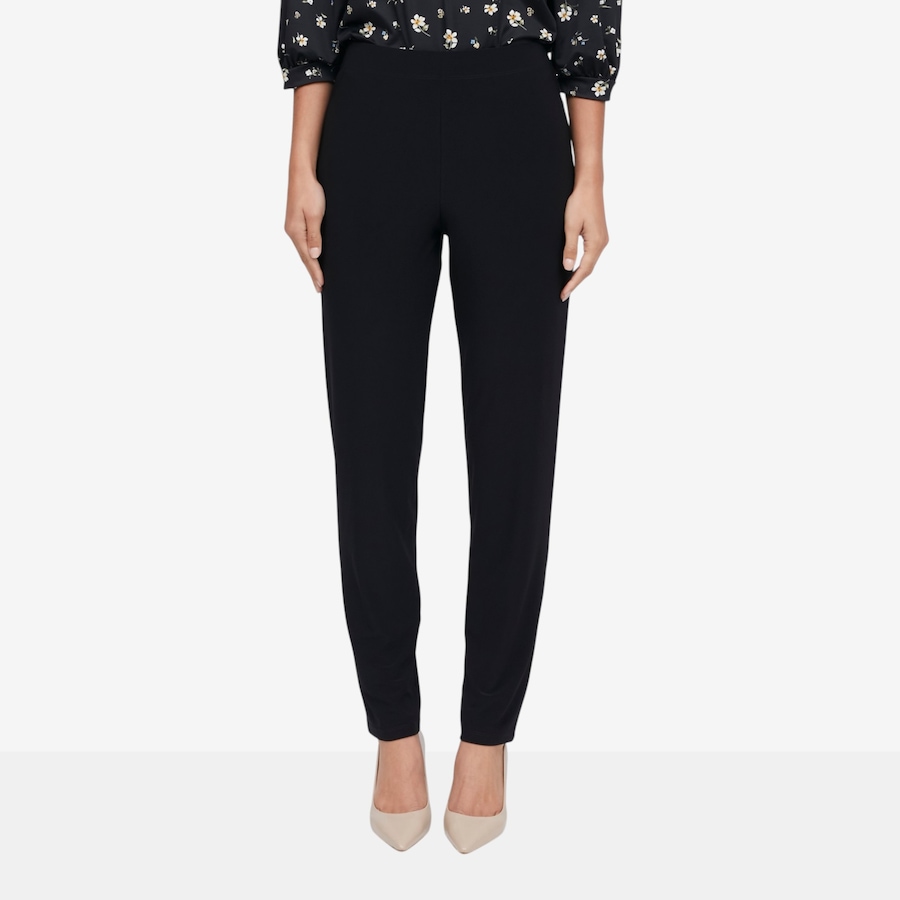 Image 126478_BLK.jpg, Product 126-478 / Price $59.99, Kim & Co. Deluxe Brazil Knit Essential Narrow Leg Pant from Kim & Co. on TSC.ca's Fashion department