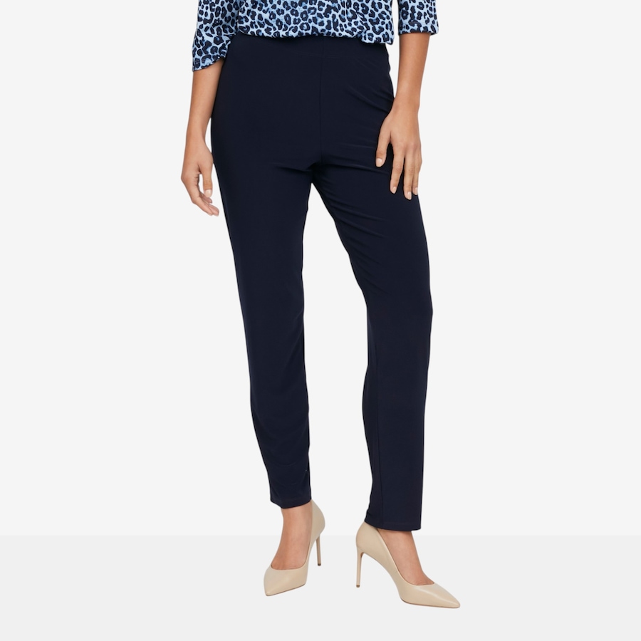 Image 126478_NVY.jpg, Product 126-478 / Price $59.99, Kim & Co. Deluxe Brazil Knit Essential Narrow Leg Pant from Kim & Co. on TSC.ca's Fashion department