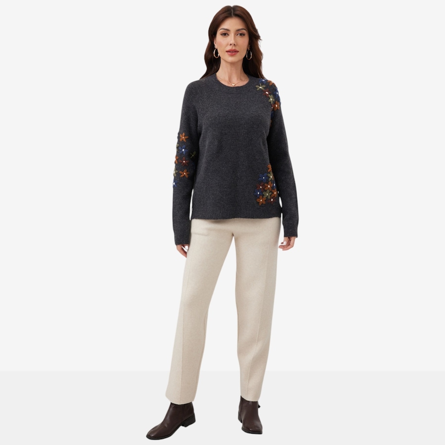 Image 126480_ALTMORE3.jpg, Product 126-480 / Price $69.99, Orange Fashion Village Wildflower Meadow Sweater from Orange Fashion Village on TSC.ca's Fashion department