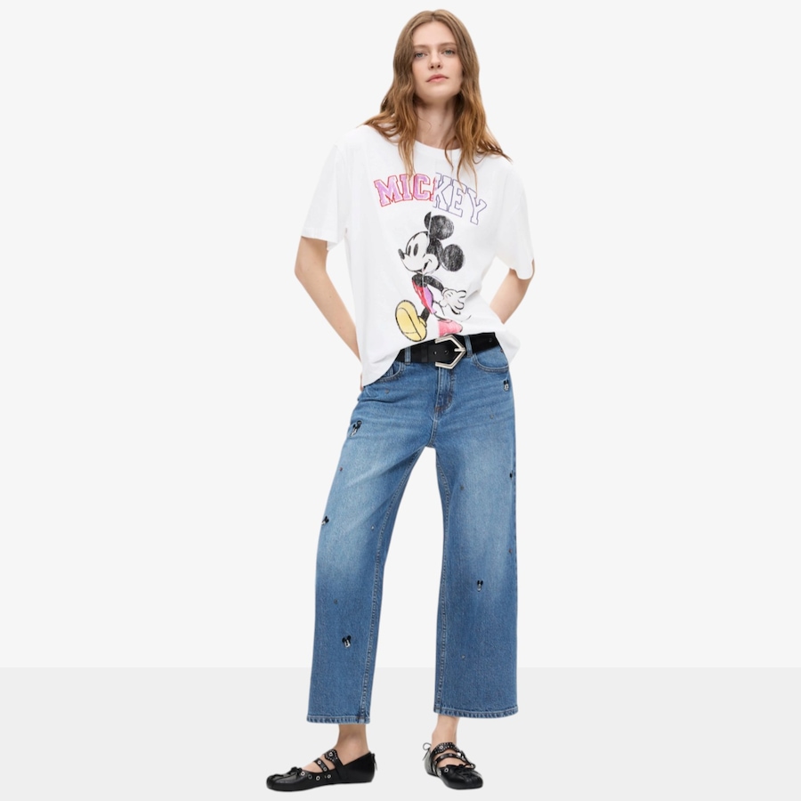Image 126496_ALTMORE2.jpg, Product 126-496 / Price $179.99, Desigual Mickey Cropped Denim from Desigual on TSC.ca's Fashion department