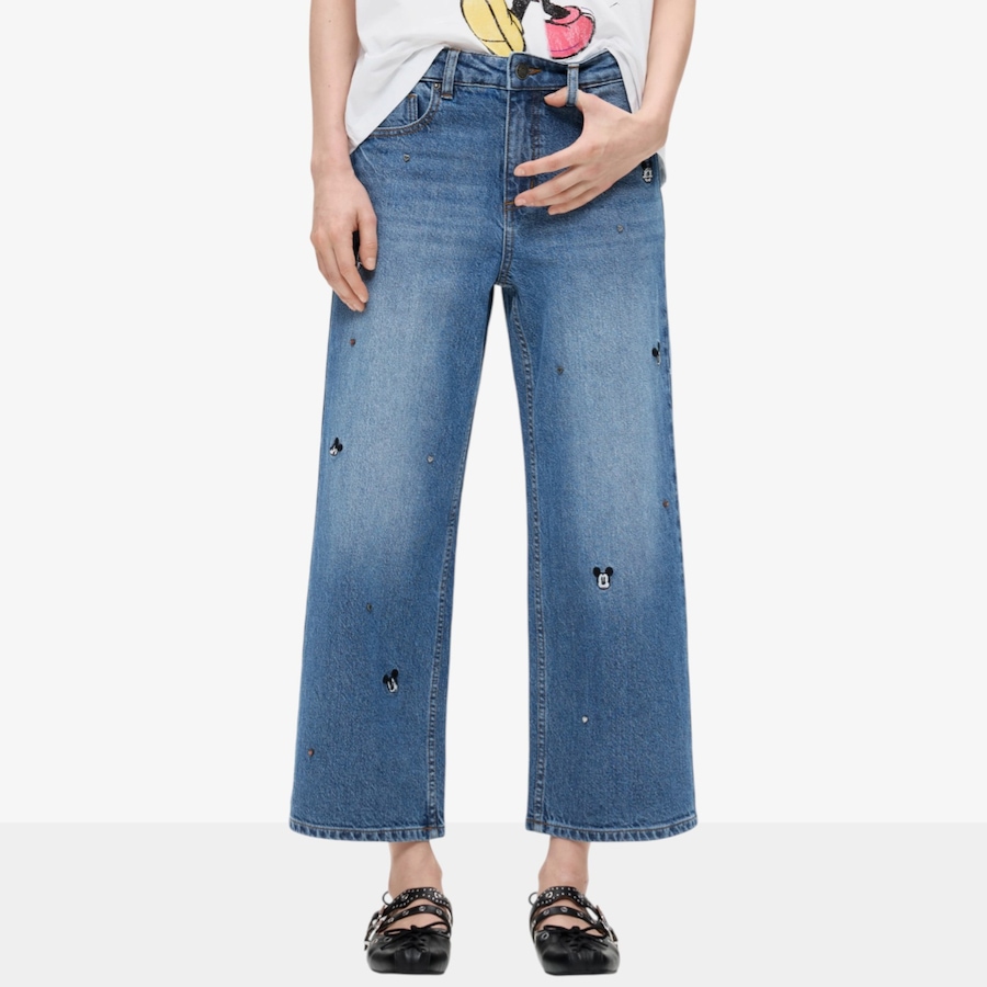 Image 126496_BLU.jpg, Product 126-496 / Price $179.99, Desigual Mickey Cropped Denim from Desigual on TSC.ca's Fashion department