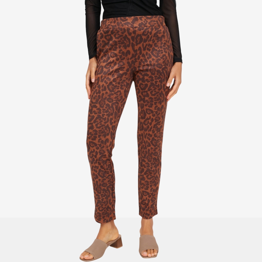 Image 126613_CGML.jpg, Product 126-613 / Price $49.99, Nina Leonard Faux Suede Narrow Leg Pant from Nina Leonard on TSC.ca's Fashion department