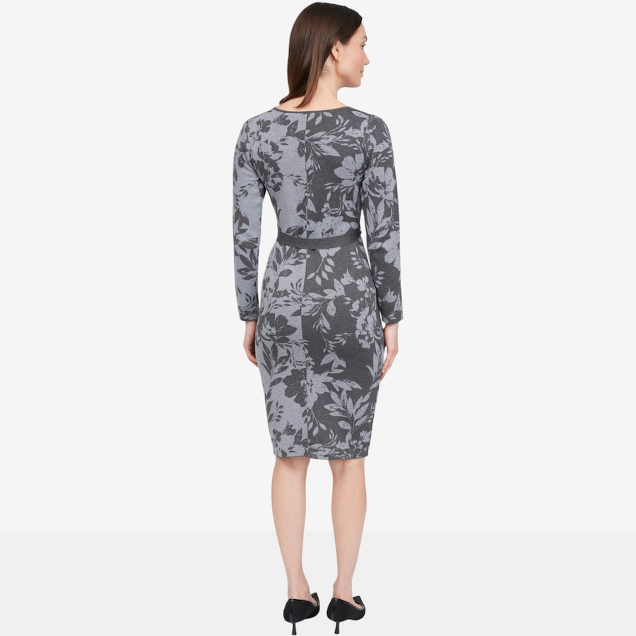 women's nina leonard floral lace sheath cocktail dress Scoop Neck Sweater Sage Whimsical Blooms Bridesmaid Stella McCartney Mini dress Clothing Sizes:SMALL