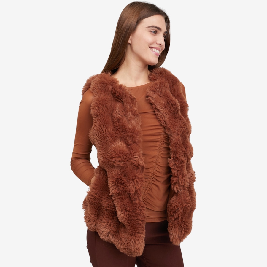 Image 126622_COG.jpg, Product 126-622 / Price $49.99, Nina Leonard Faux Fur Vest from Nina Leonard on TSC.ca's Fashion department