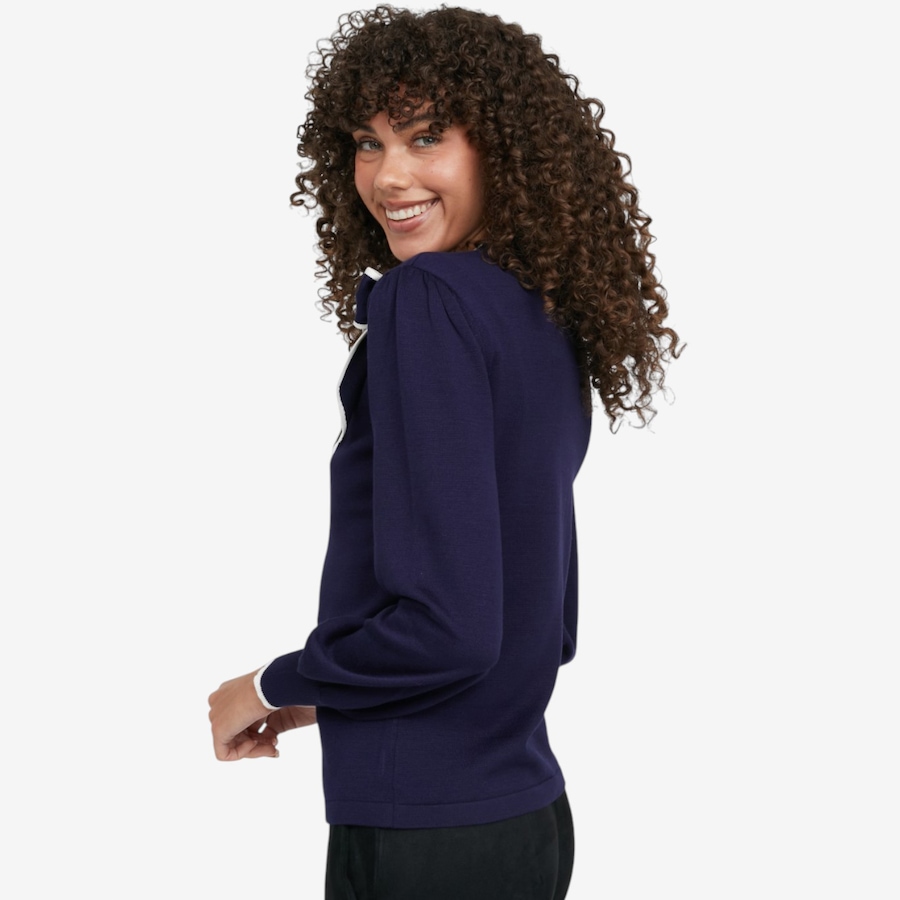 Image 126623_ALTMORE1.jpg, Product 126-623 / Price $59.99, Nina Leonard Balloon Sleeve Mock Neck Sweater with Bow Detail from Nina Leonard on TSC.ca's Fashion department