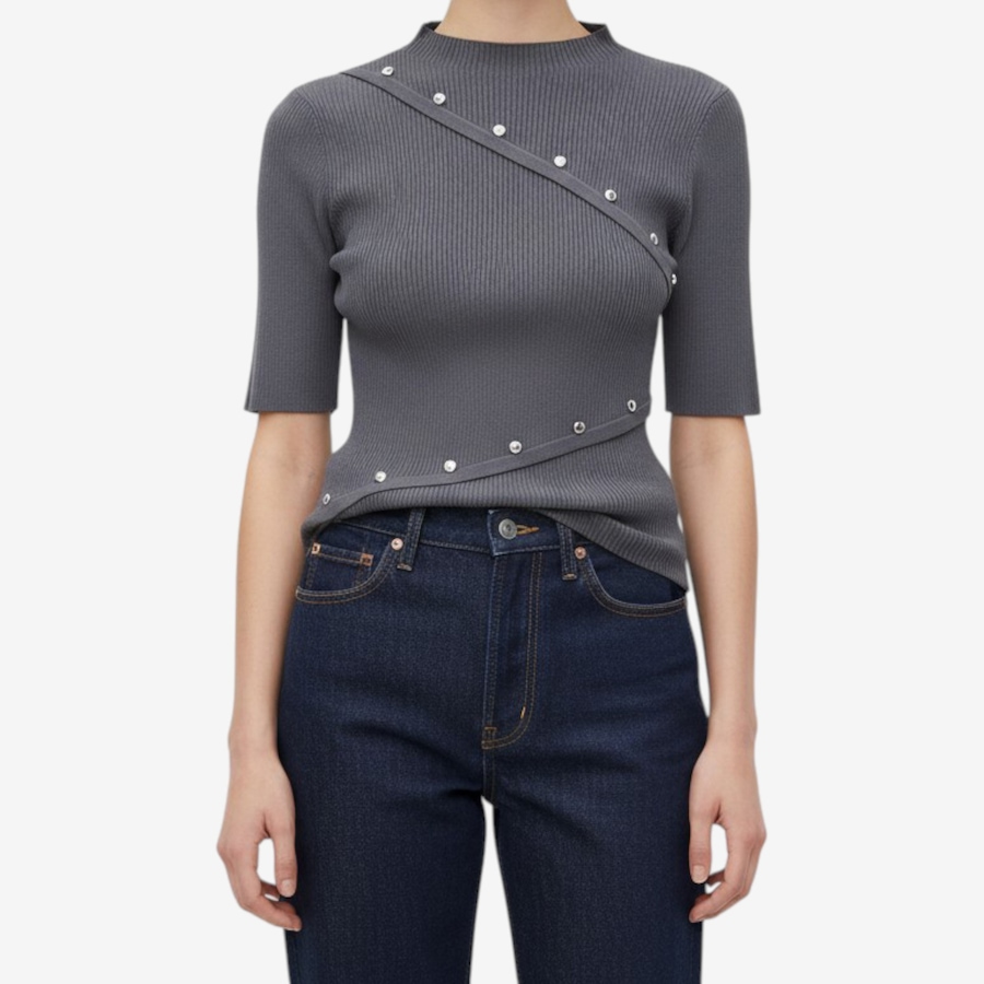 Image 126628_MAGT.jpg, Product 126-628 / Price $49.99, Nina Leonard Elbow Sleeve Mock Neck Sweater from Nina Leonard on TSC.ca's Fashion department