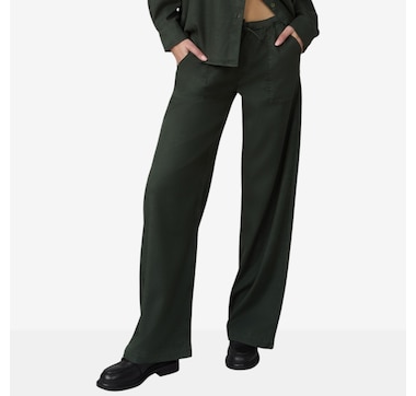 Lola Denim Remy Mid Rise Wide Leg Trouser