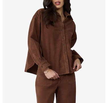 Lola Denim Margot Corduroy Top