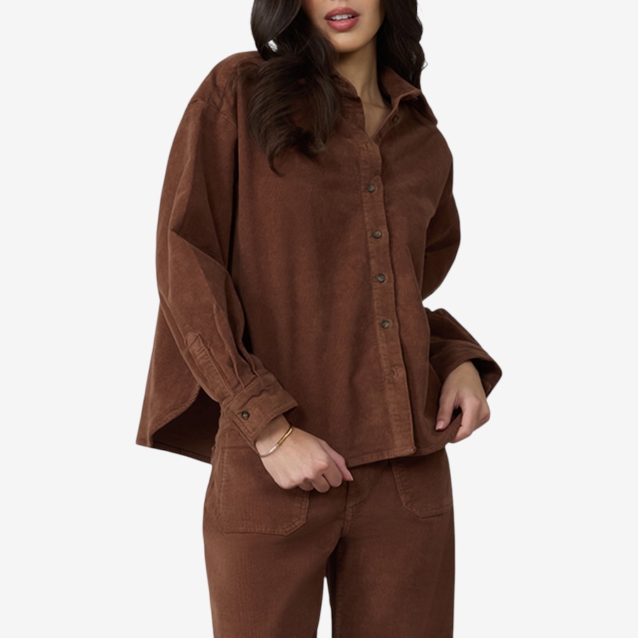Image 126862_CAFNR.jpg, Product 126-862 / Price $120.00, Lola Denim Margot Corduroy Top from Lola Denim on TSC.ca's Fashion department