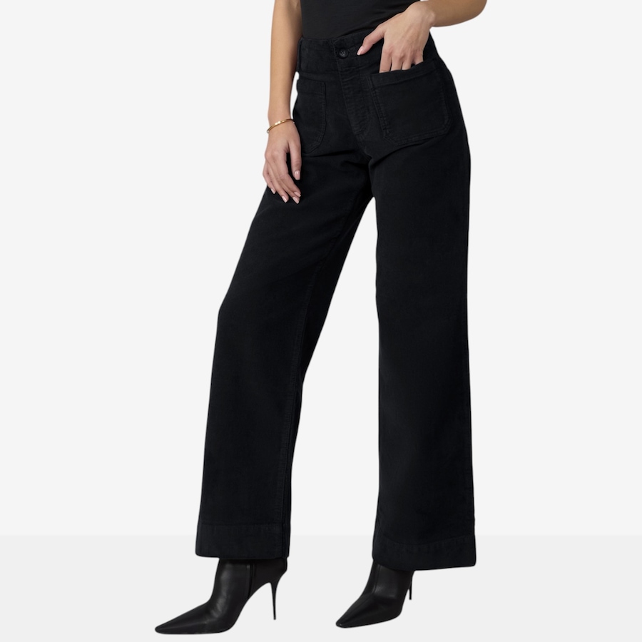 Image 126864_BKCDY.jpg, Product 126-864 / Price $120.00, Lola Denim Colette High Rise Corduroy Wide Leg Jean from Lola Denim on TSC.ca's Fashion department