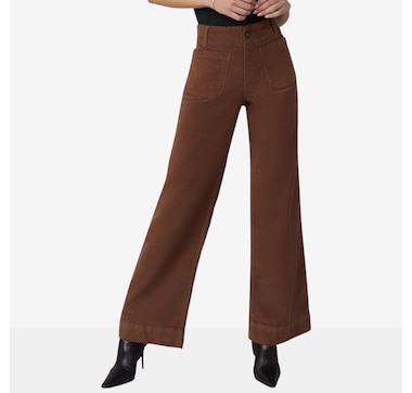 Lola Denim Colette High Rise Corduroy Wide Leg Jean