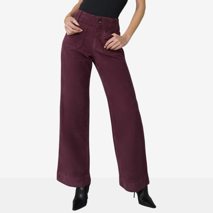 Image 126864_IMPLU.jpg, Product 126-864 / Price $120.00, Lola Denim Colette High Rise Corduroy Wide Leg Jean from Lola Denim on TSC.ca's Fashion department