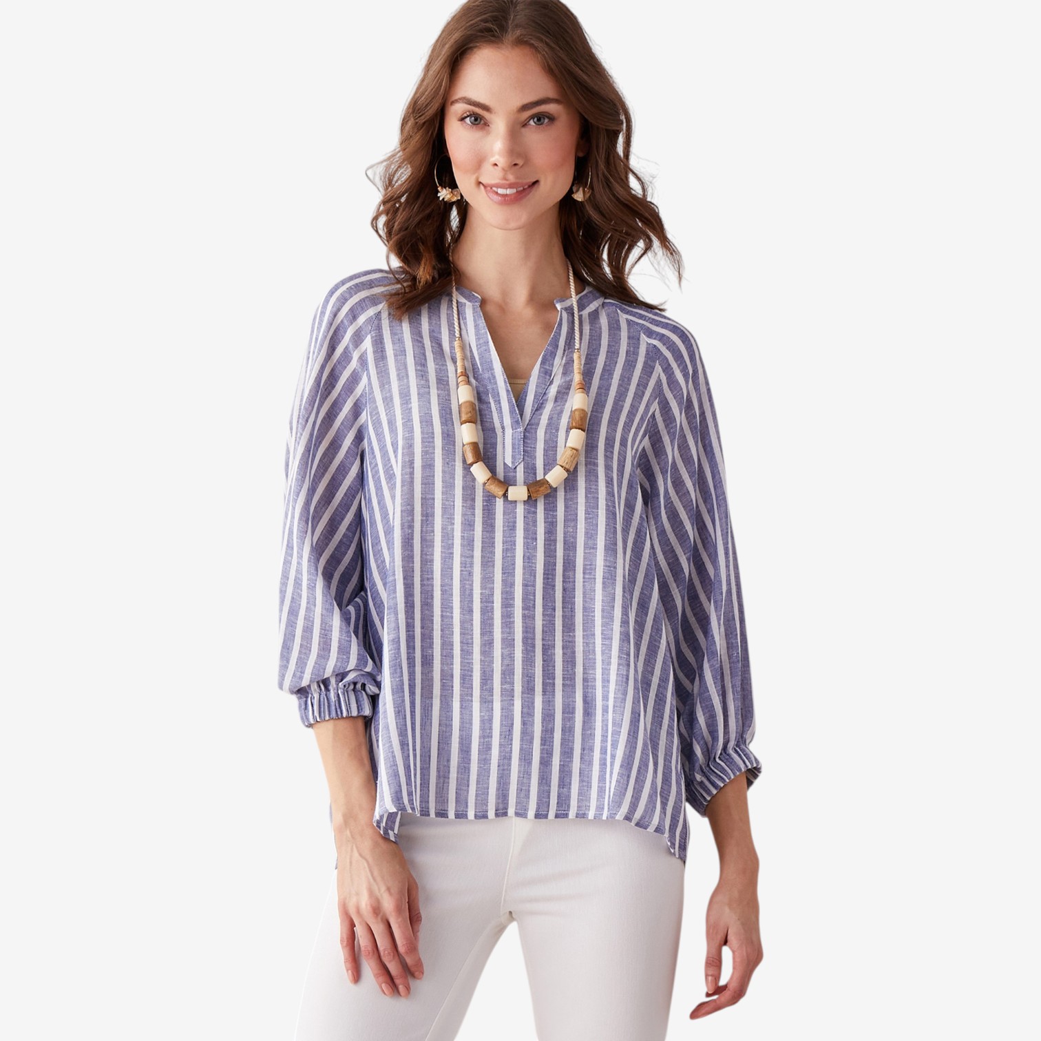 Charlie Paige Lighthouse Striped Blouse - TSC.ca