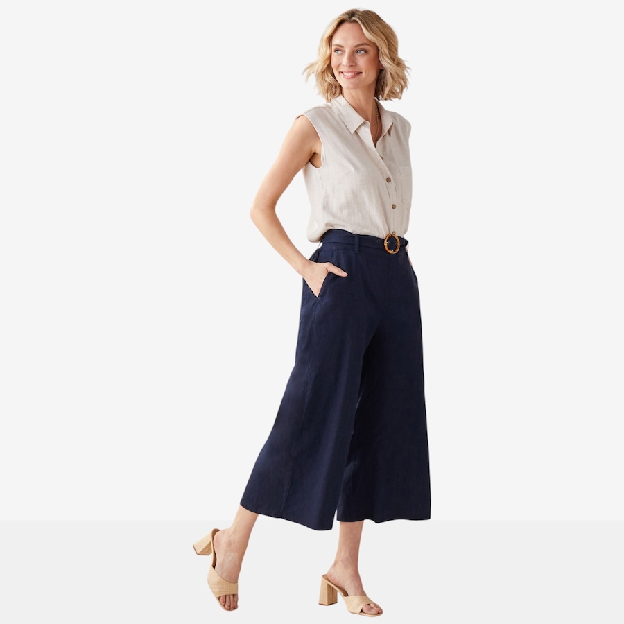 Image 126884_ALTMORE1.jpg, Product 126-884 / Price $74.99, Charlie Paige Seaside Belted Goucho from Charlie Paige on TSC.ca's Fashion department