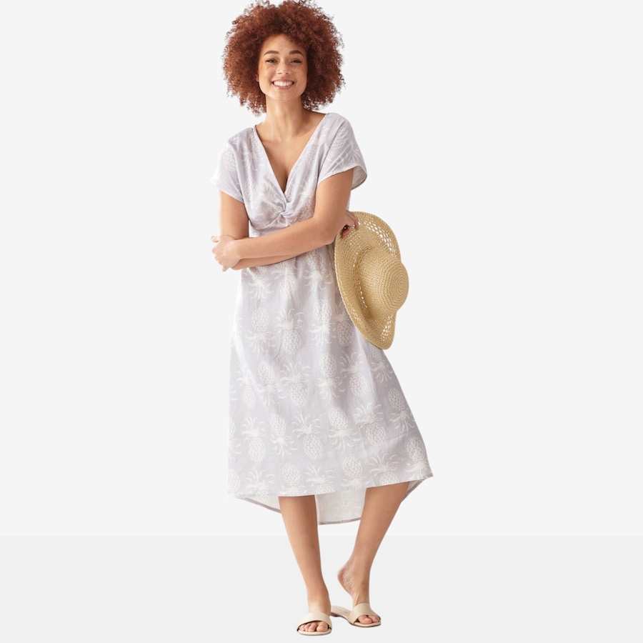 Image 126922_GYPIN.jpg, Product 126-922 / Price $69.99, Charlie Paige Westcott Dress in Pineapple Print from Charlie Paige on TSC.ca's Fashion department