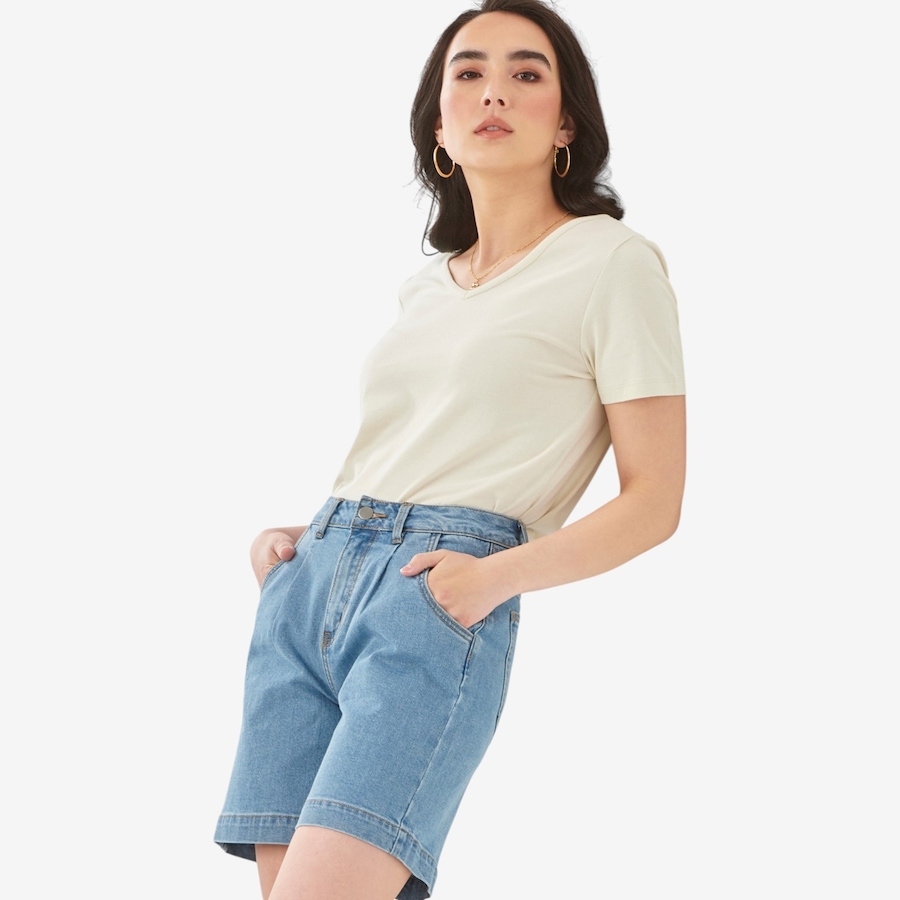 Image 126924_ALTMORE3.jpg, Product 126-924 / Price $44.99, Charlie Paige Jamila Front Pleat Shorts from Charlie Paige on TSC.ca's Fashion department