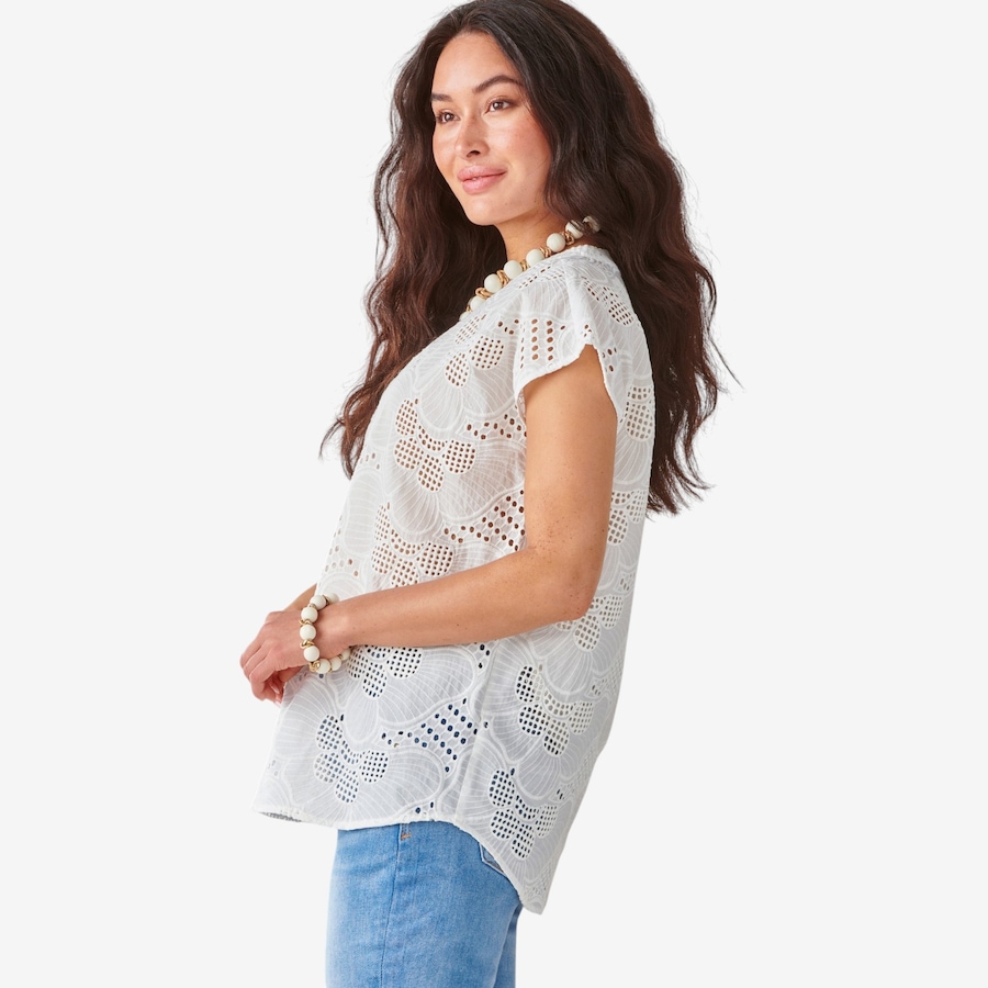 Image 126933_ALTMORE1.jpg, Product 126-933 / Price $59.99, Charlie Paige Eyelet Dolman Top from Charlie Paige on TSC.ca's Fashion department