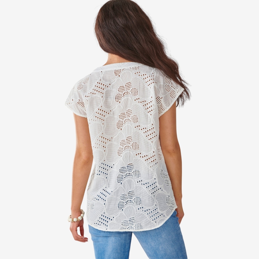 Image 126933_ALTMORE4.jpg, Product 126-933 / Price $59.99, Charlie Paige Eyelet Dolman Top from Charlie Paige on TSC.ca's Fashion department