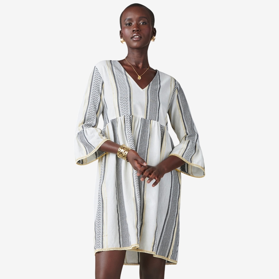 Image 126935_BLWS.jpg, Product 126-935 / Price $69.99, Charlie Paige Imani Lurex Shirt Dress from Charlie Paige on TSC.ca's Fashion department