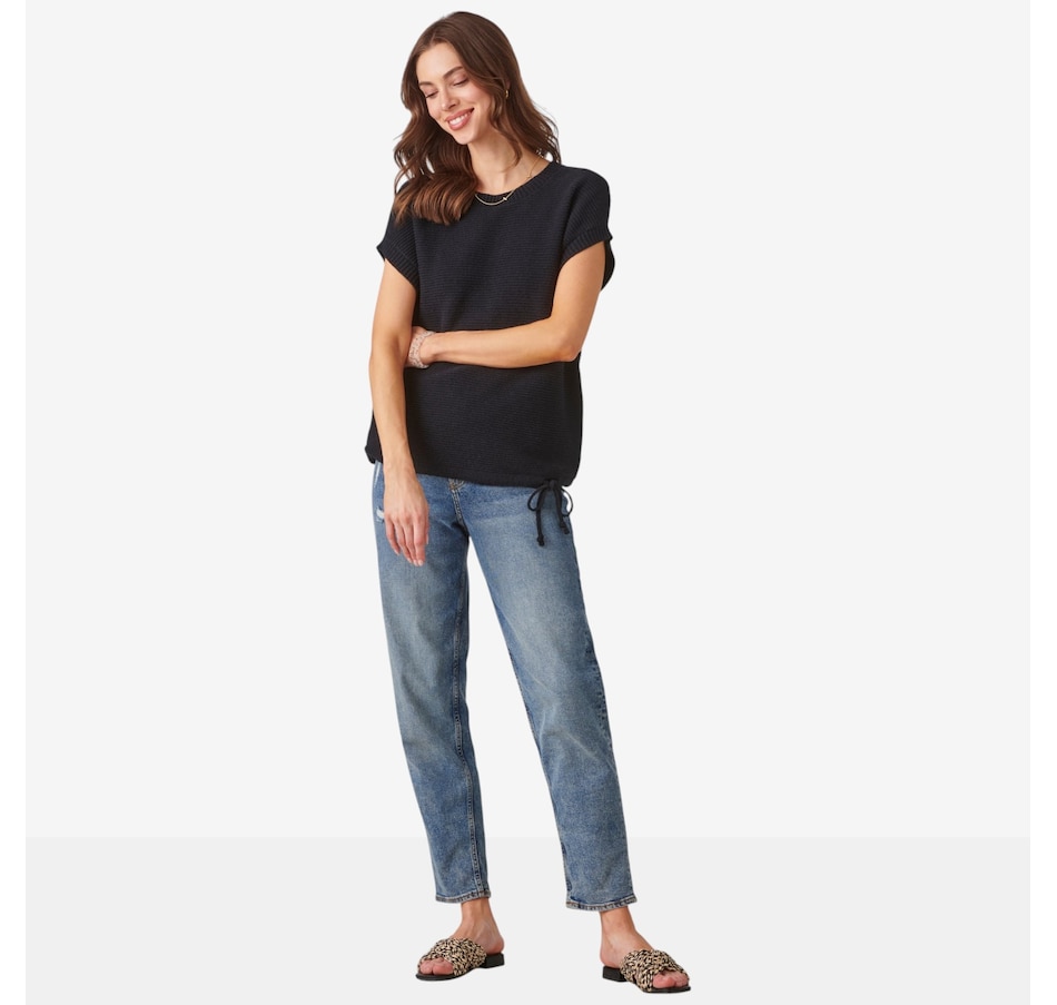 Image 126938_ALTMORE3.jpg, Product 126-938 / Price $89.99, Charlie Paige Relaxed Cotton Knit Sweater from Charlie Paige on TSC.ca's Fashion department