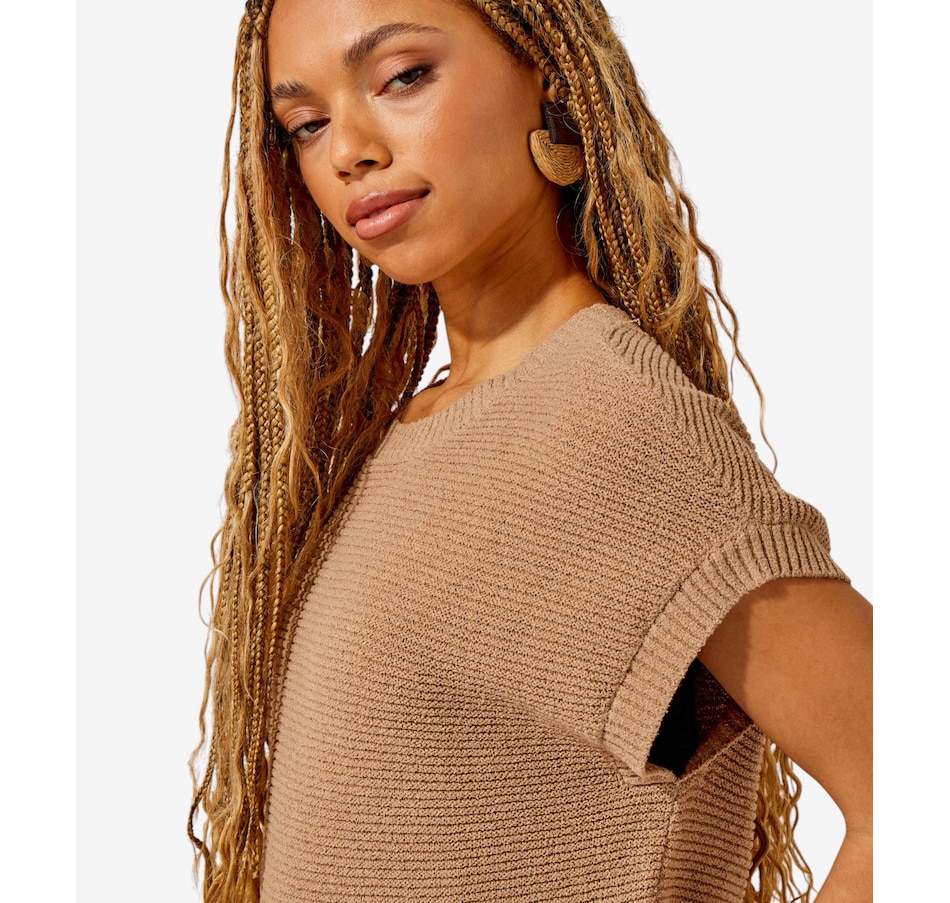 Image 126938_ALTMORE4.jpg, Product 126-938 / Price $89.99, Charlie Paige Relaxed Cotton Knit Sweater from Charlie Paige on TSC.ca's Fashion department