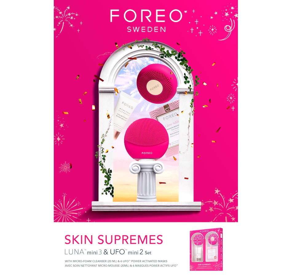 Image 127169_ALTMORE1.jpg, Product 127-169 / Price $178.99, Foreo Skincare Supreme Luna Mini 3 With UFO Mini 2 Set from Foreo on TSC.ca's Beauty department