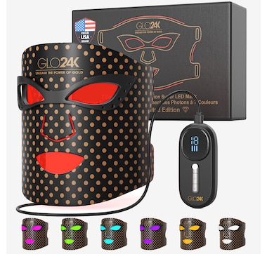 GLO24K 7 Color Rejuvenation Super LED Mask 2.0