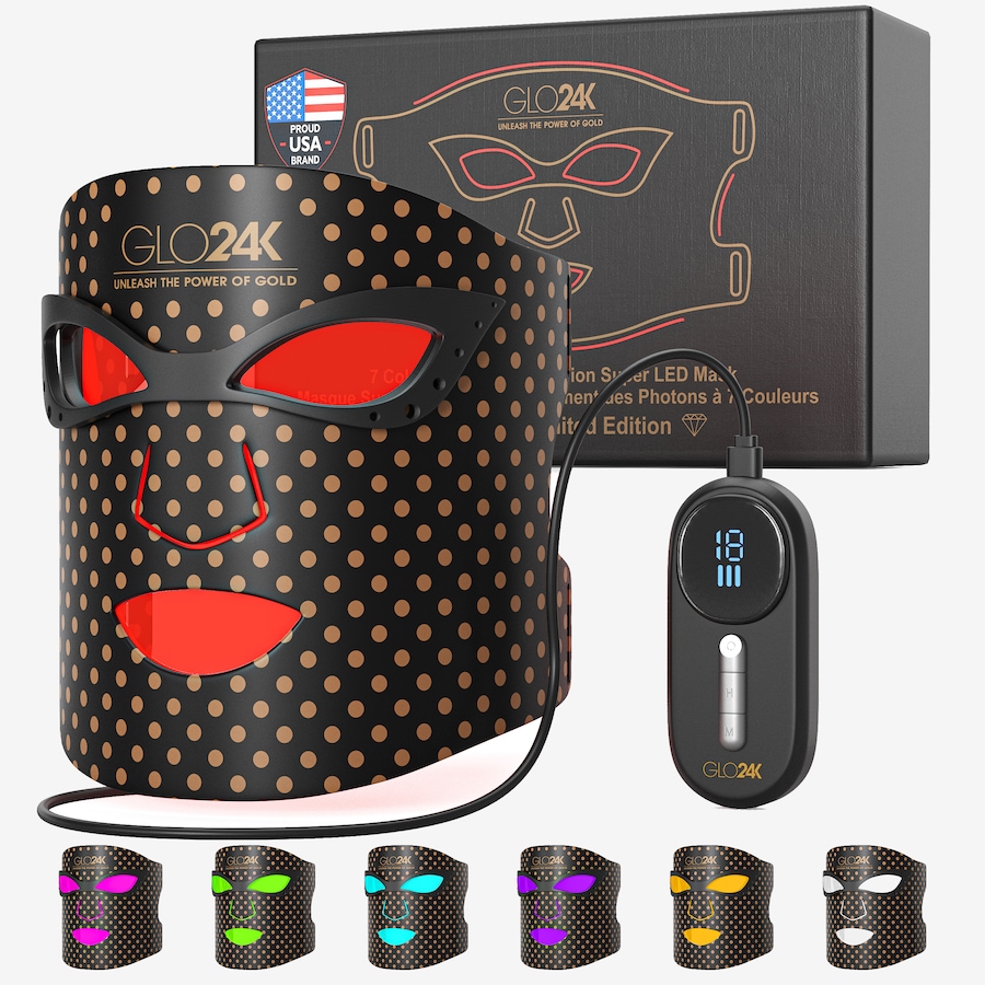 Image 127202.jpg, Product 127-202 / Price $299.99, GLO24K 7 Color Rejuvenation Super LED Mask 2.0 from GLO24k on TSC.ca's Beauty department