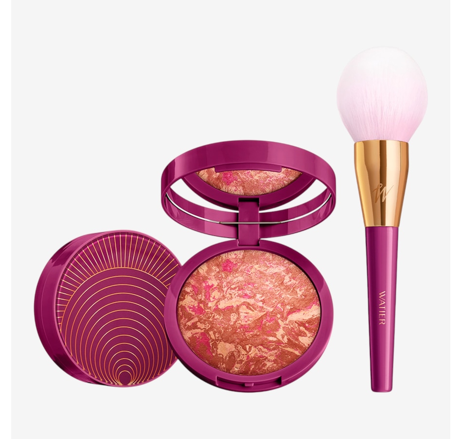 Image 127218.jpg, Product 127-218 / Price $75.00, Lise Watier Havana Baked Bronzer & Brush Duo from Lise Watier on TSC.ca's Beauty department