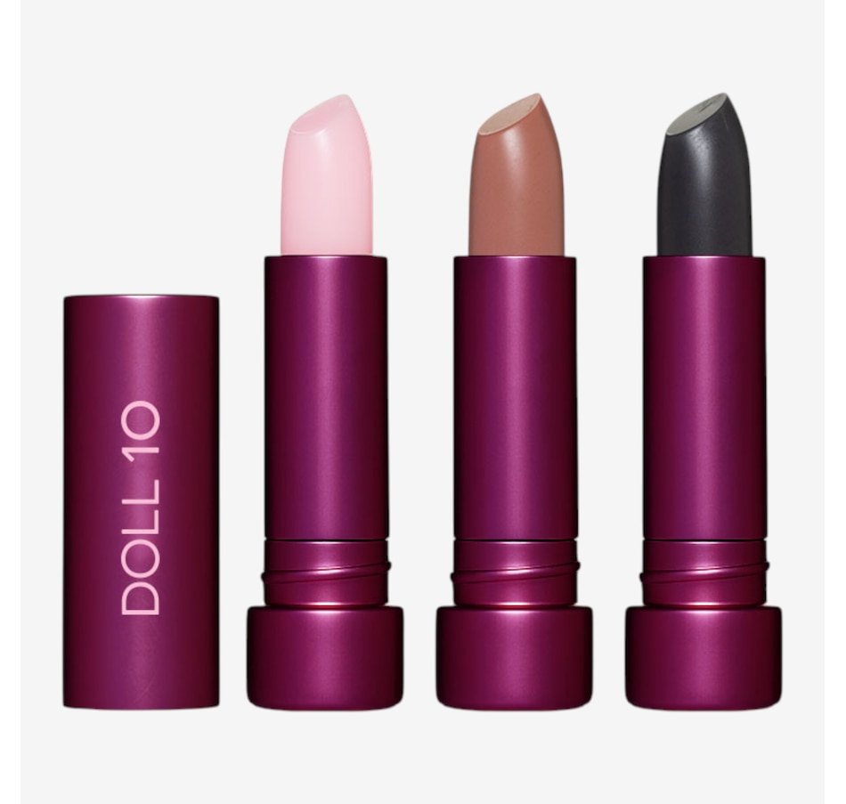 Image 127226.jpg, Product 127-226 / Price $39.99, Doll 10 Lip Service 3 Piece Tint And Shine Collection from Doll 10 on TSC.ca's Beauty department