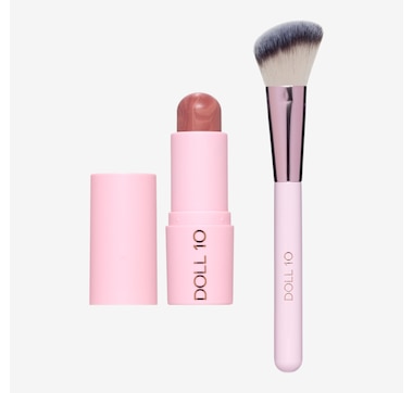 Doll 10 Dollsticks CC Blur Blush with Angled Face Contour Brush