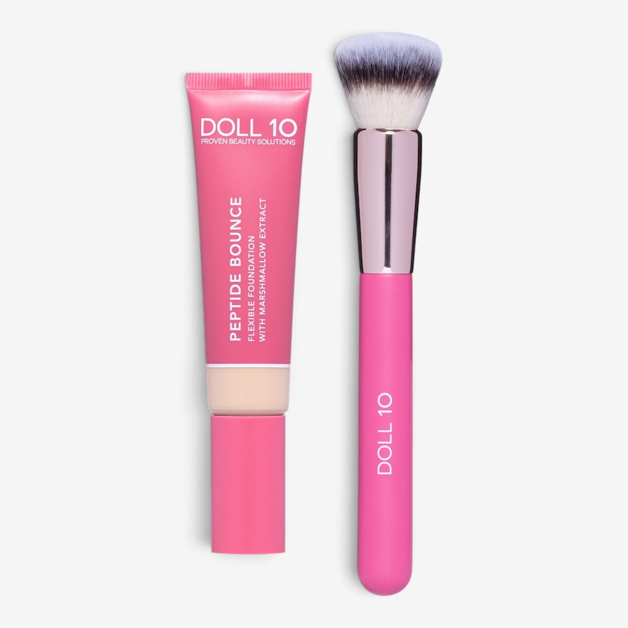 Image 127230_FALHT.jpg, Product 127-230 / Price $98.99, Doll 10 Peptide Bounce Foundation With Brush from Doll 10 on TSC.ca's Beauty department