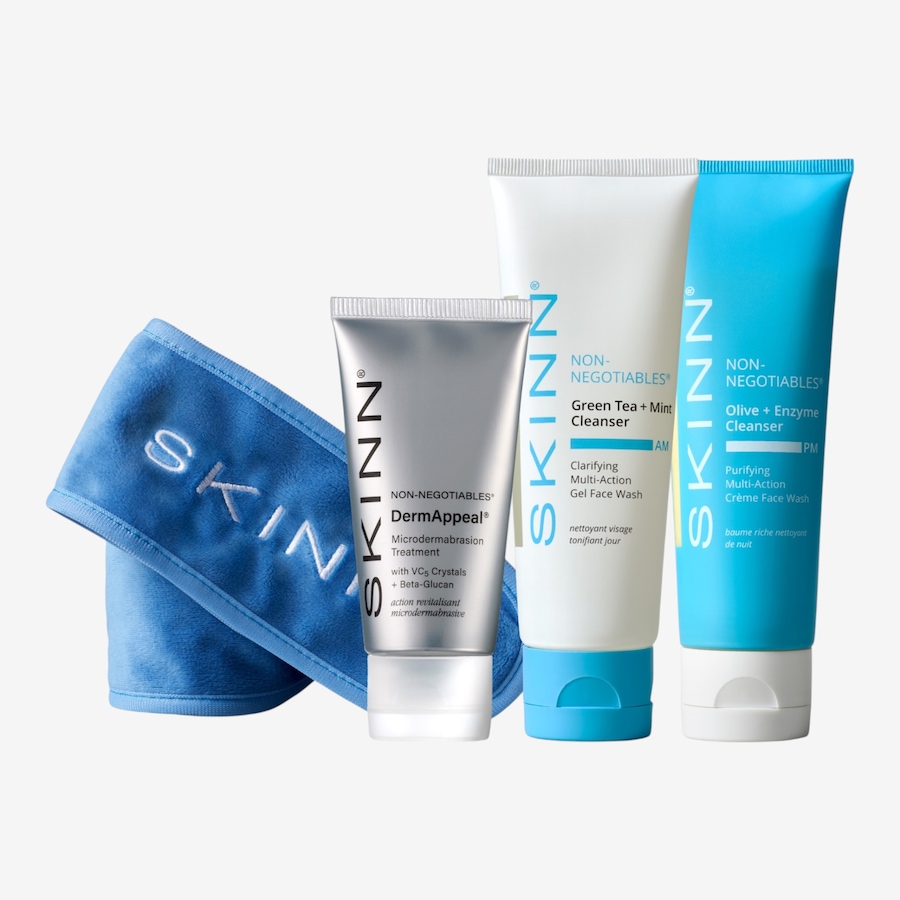 Image 127269.jpg, Product 127-269 / Price $74.99, SKINN Non‑Negotiables AM/PM Cleansers With DermAppeal & Headband from SKINN on TSC.ca's Beauty department