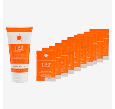 TanTowel Half Body Towelettes &amp; BB Body Glow