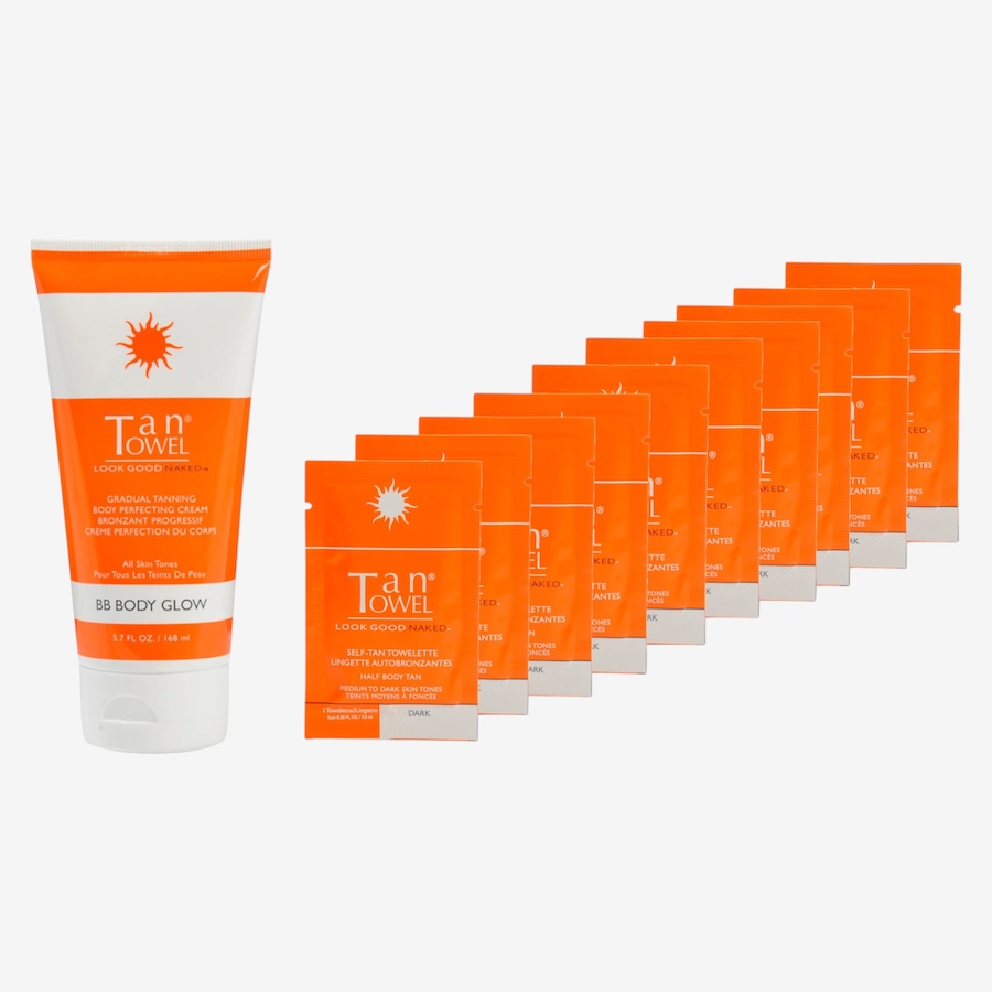 Image 127275_DRK.jpg, Product 127-275 / Price $59.99, TanTowel Half Body Towelettes & BB Body Glow from TanTowel on TSC.ca's Beauty department