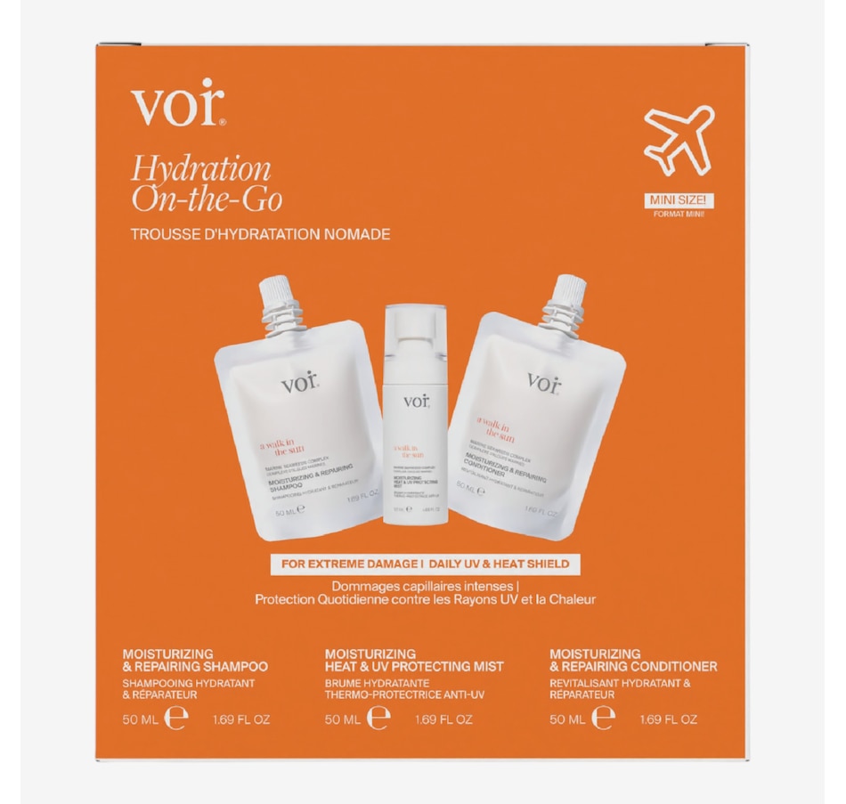 Image 127284.jpg, Product 127-284 / Price $19.99, Voir A Walk In The Sun Hydration Set from Voir Hair Care on TSC.ca's Beauty department