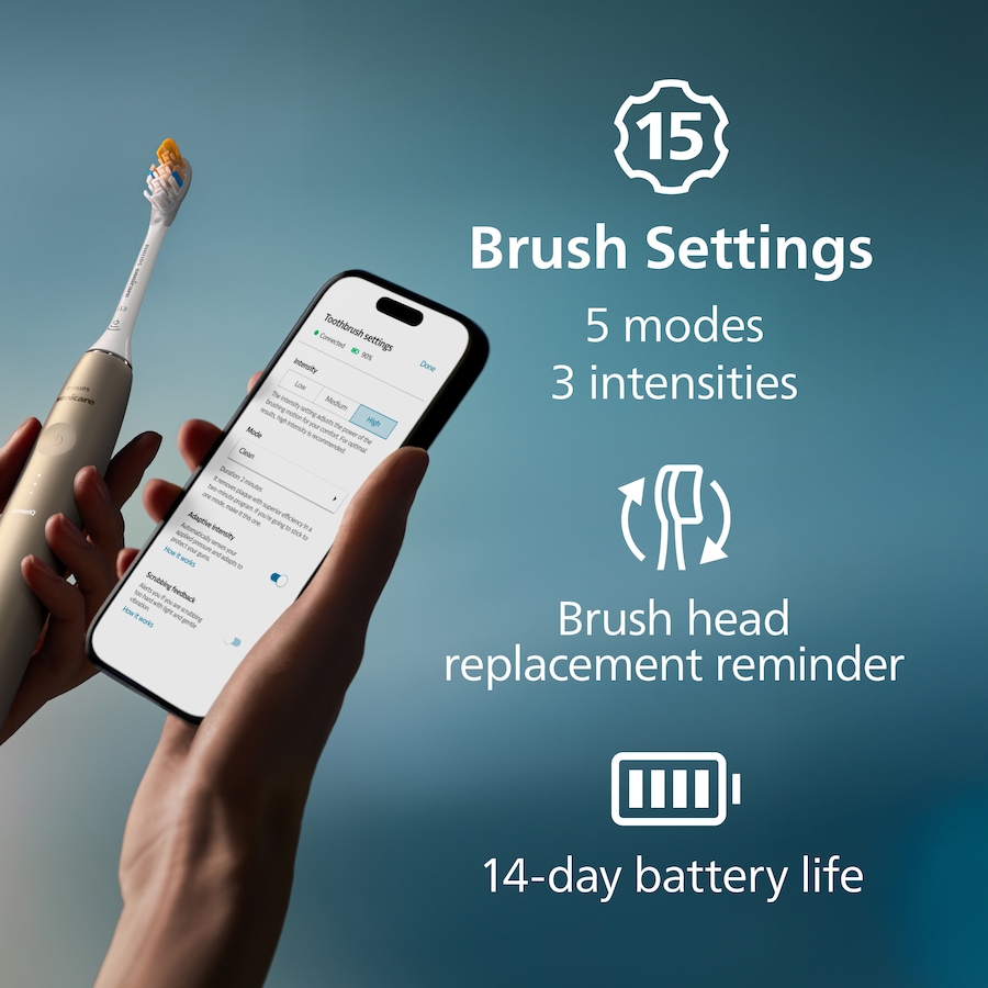 Image 127285_ALTMORE5.jpg, Product 127-285 / Price $499.99, Philips Sonicare DiamondClean Prestige 9900 Rechargeable Toothbrush from Philips on TSC.ca's Beauty department