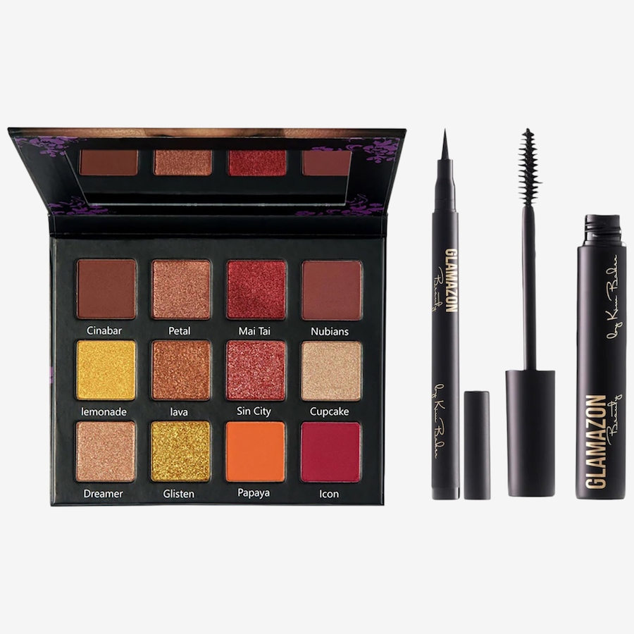 Image 127373.jpg, Product 127-373 / Price $105.99, Glamazon Beauty Nubian Queen Eye Palette with Mascara And Gel Eyeliner from Glamazon Beauty on TSC.ca's Beauty department
