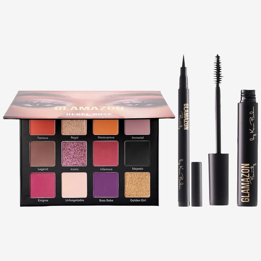 Image 127375.jpg, Product 127-375 / Price $105.99, Glamazon Beauty Rebel Rose Eye Palette With Mascara And Gel Eyeliner from Glamazon Beauty on TSC.ca's Beauty department
