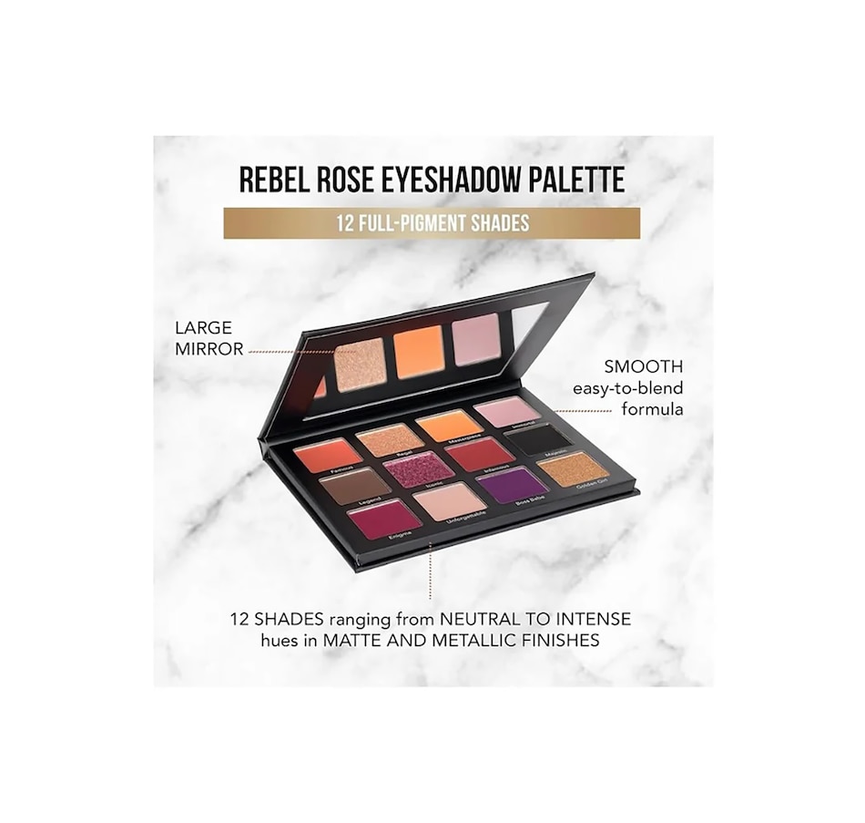 Image 127375_ALTMORE2.jpg, Product 127-375 / Price $105.99, Glamazon Beauty Rebel Rose Eye Palette With Mascara And Gel Eyeliner from Glamazon Beauty on TSC.ca's Beauty department