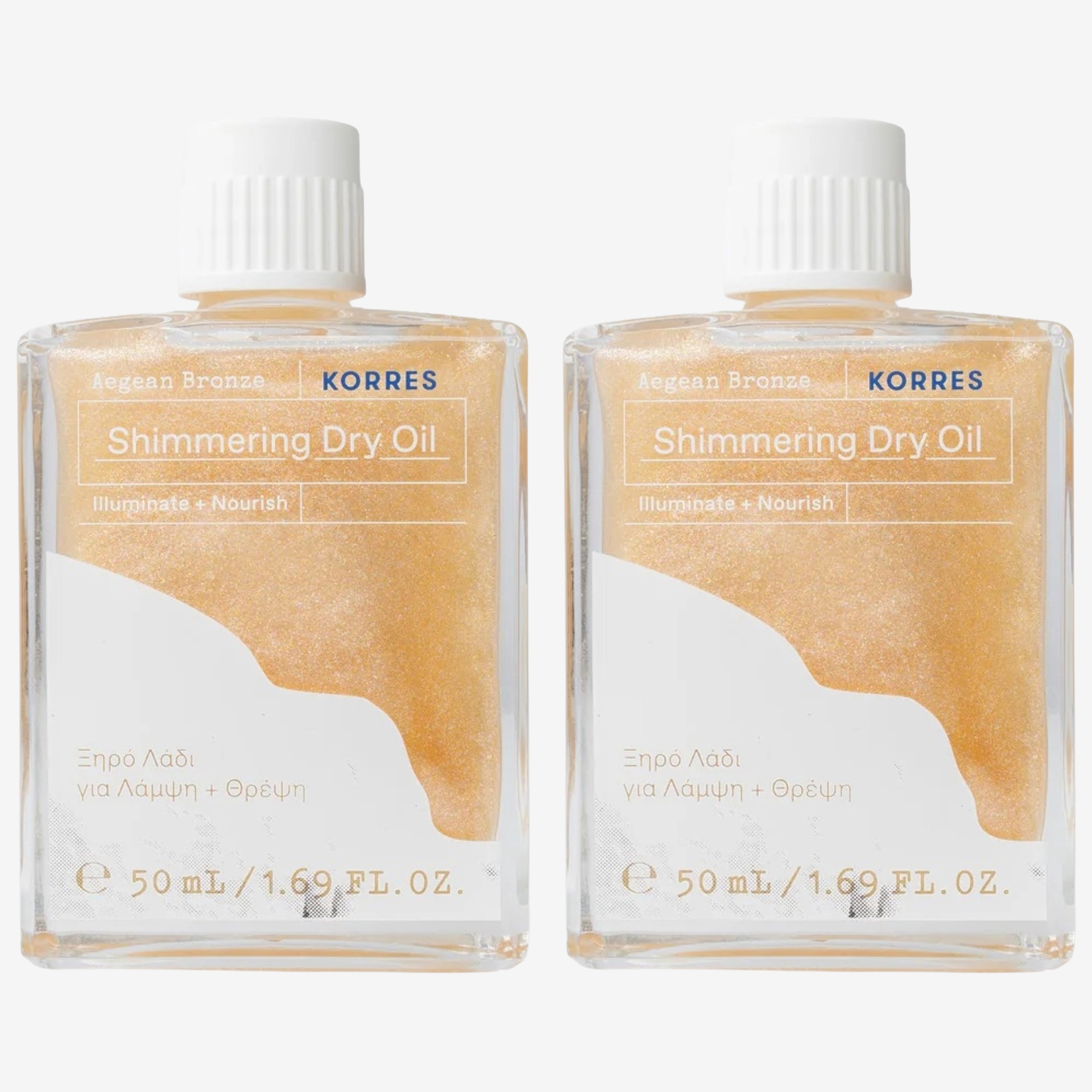 KORRES Aegean Bronze Illuminating Body Oil Duo - TSC.ca