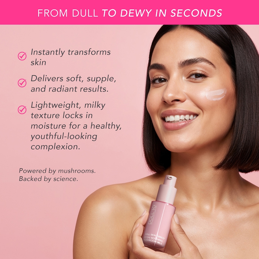 Image 127426_ALTMORE2.jpg, Product 127-426 / Price $59.99, Doll 10 Supersize Reishi Mushroom Foundation, Renewing Mushroom Milk and Brush from Doll 10 on TSC.ca's Beauty department